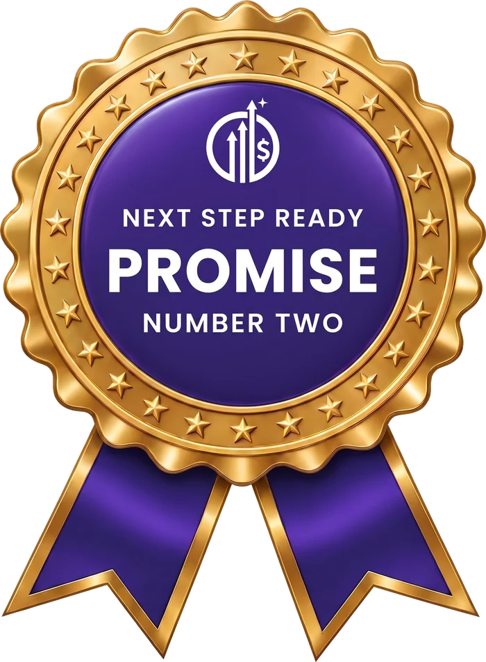 Promise number two seal: next step ready